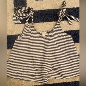 H&M US 4 EUR 34 striped tank top